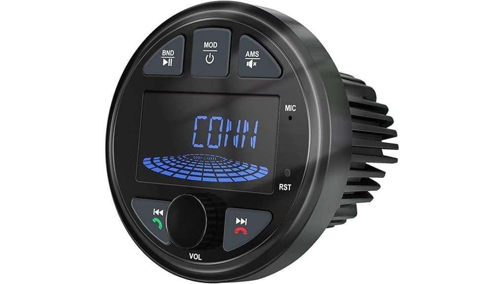 waterproof bluetooth marine stereo