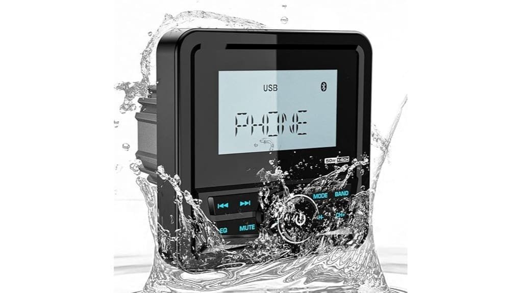 waterproof marine digital receiver
