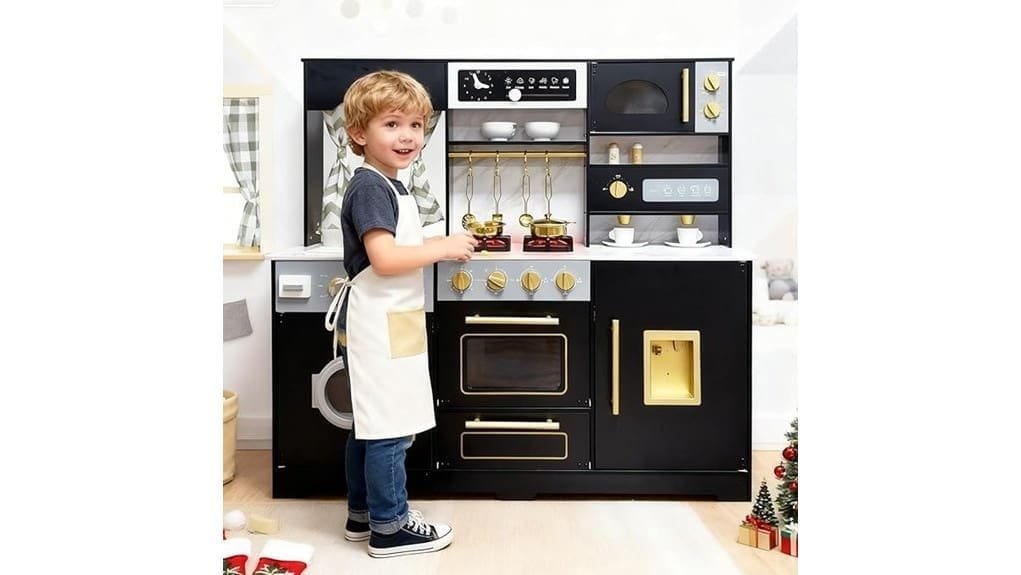 wooden play kitchen review