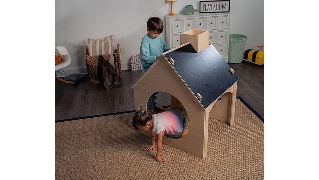 wooden waldorf montessori playhouse